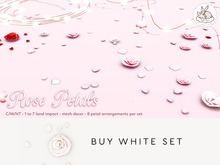 +Half-Deer+ Rose Petals [White Set]
