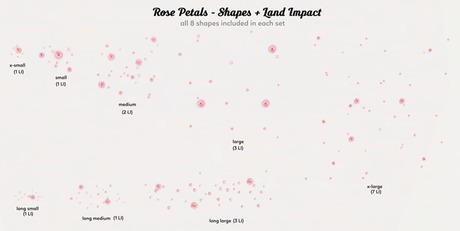 Second Life Marketplace - +Half-Deer+ Rose Petals [White Set]