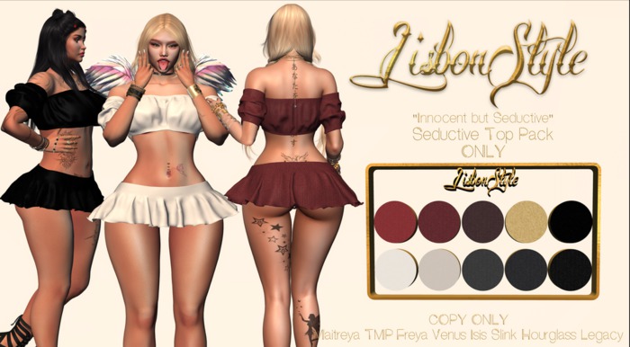 LisbonStyle Boutique - Innocent C-String Seductive 10 Styles