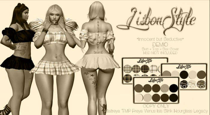 LisbonStyle Boutique - Innocent but Seductive Pack (DEMO)
