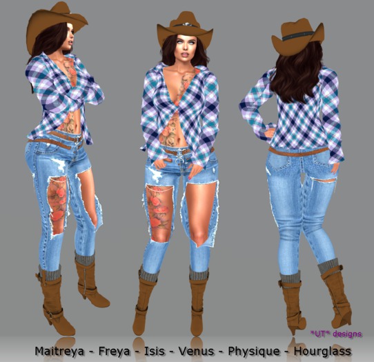 *UT* Mesh CowGirl Outfit