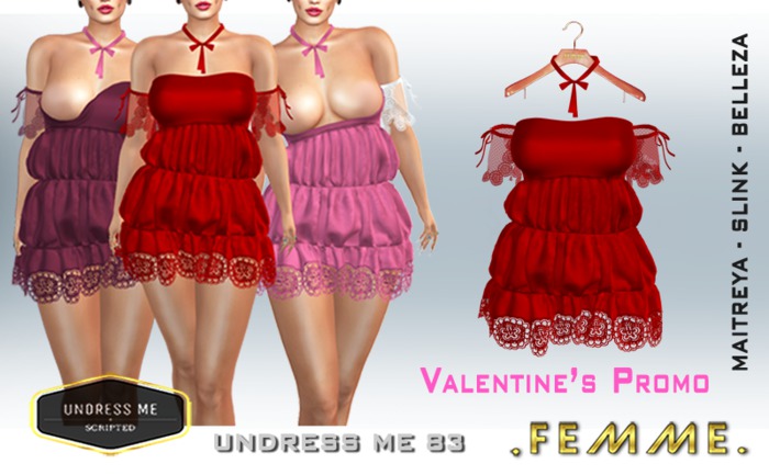 [FM] UNDRESS ME 83 RED (VALENTINE DAY PROMO)
