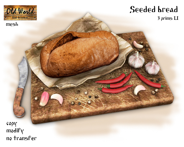 Seeded bread with spices - Old World - Rustic / Medieval