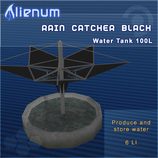 Alienum Rain Catcher "Black" - 100L - v.4.0