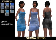 Ignition Shona Dress Sky