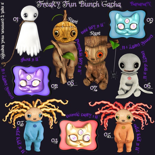 02 Freaky Fun Bunch - Cosmic catty purple