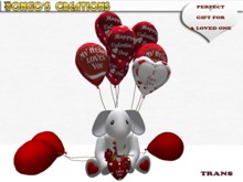 BMC567 - HAPPY VALENTINE'S DAY -  ELEPHANT.