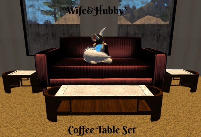 *Wife&Hubby* Coffee Table Set