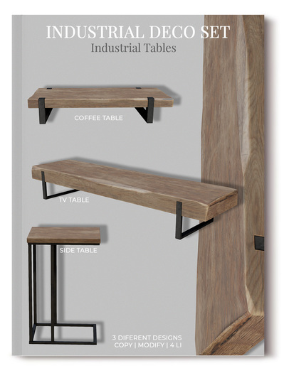 MINIMAL - Industrial Tables