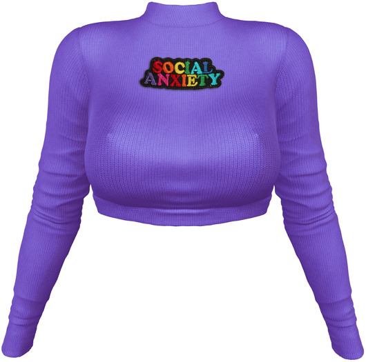 EVIE - Cold Freak Sweater [DarkPurple]