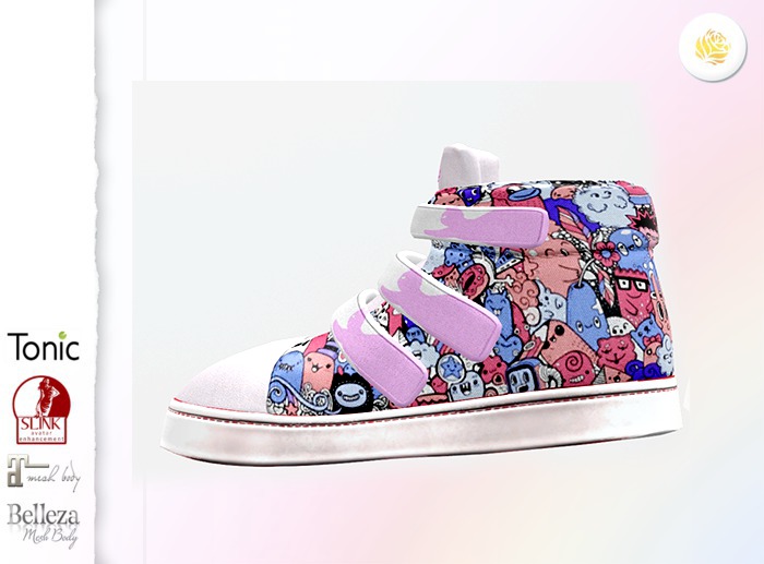 Pink Cartoon SHOES * INODORO *