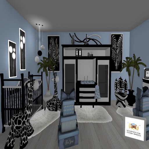 Black&White Baby Room-BOXED 53P- UNSCRIPTED