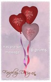 ~Happy Valentine's Day Hearts for You Gift  Balloons