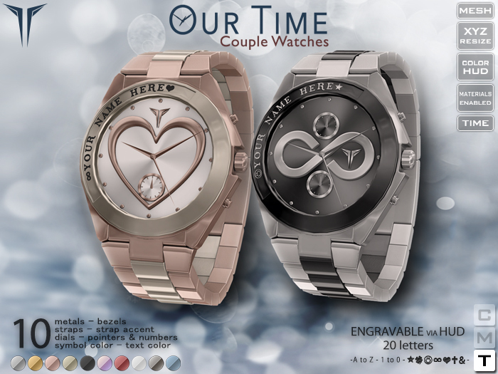 **RE** Our Time Couple Watches BOX