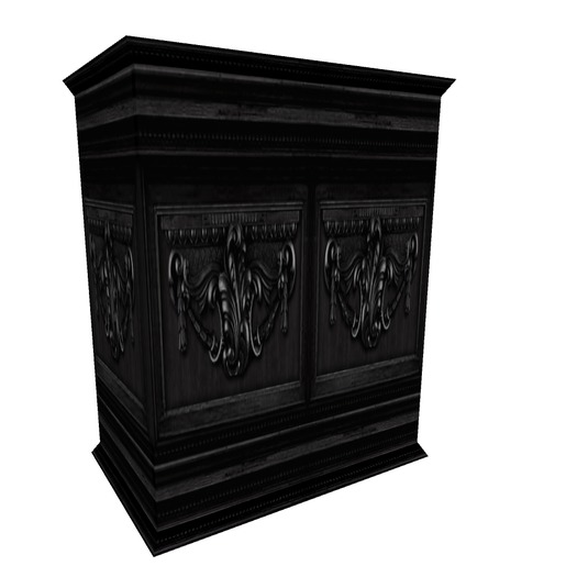 Derwent Castle Armoire with opening doors and shelf