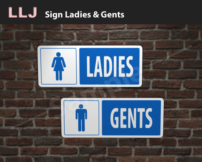 LLJ Sign Ladies & Gents