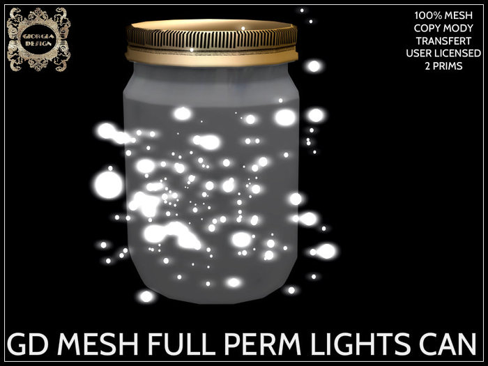 GD MESH FULL PERM LIGHTS CAN