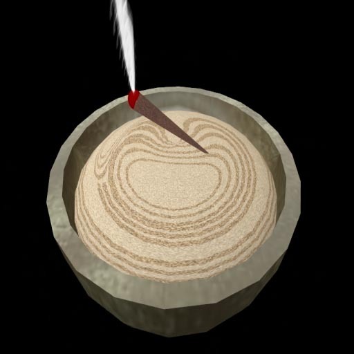 meditation bowl on/off sound and smoke