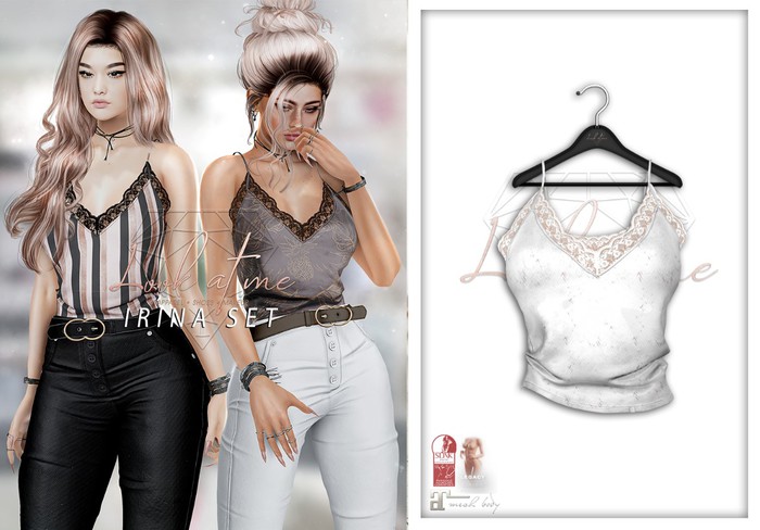 Look At Me. Irina : Top - white