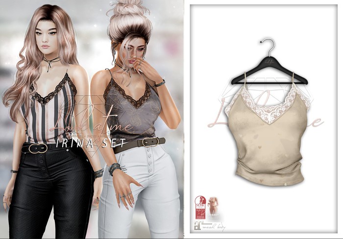 Look At Me. Irina : Top - beige