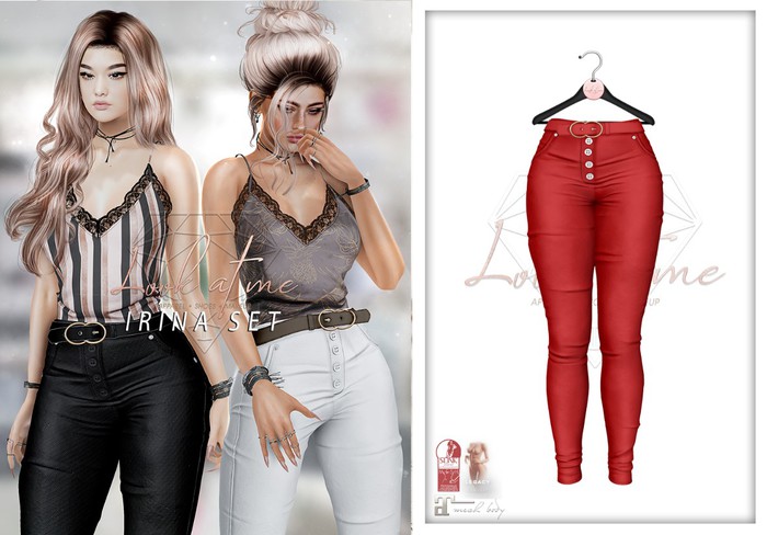 Look At Me. Irina : Pants - red