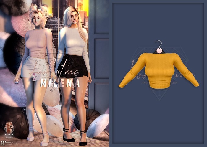Look At Me. Milena : Sweater - yellow
