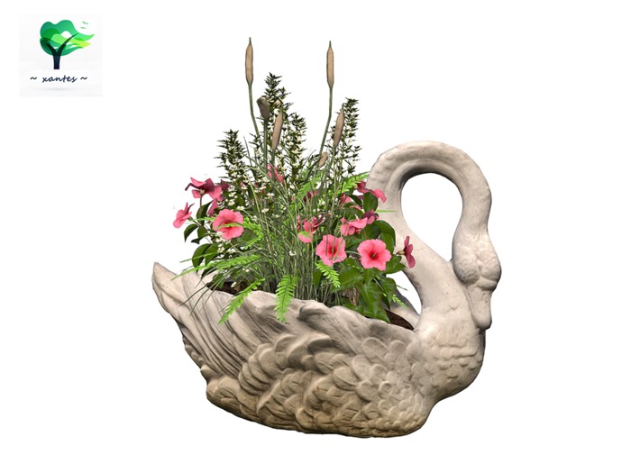 ~ xantes ~ Swan Planter Deyan (BOX)