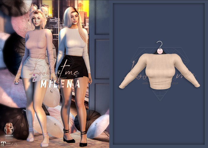 Look At Me. Milena : Sweater - beige