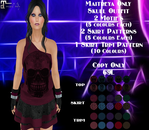 Second Life Marketplace - Maitreya Skull Outfit