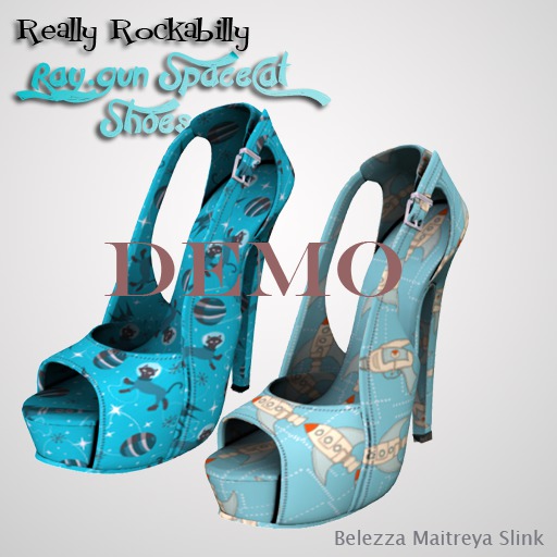 Really Rockabilly RaygunSpaceCat shoe Demo (add)