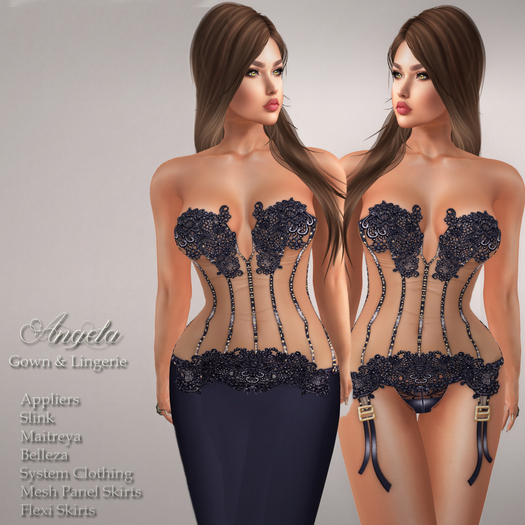 .:FlowerDreams:.Angela - navy 