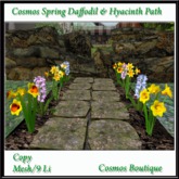 Cosmos Spring Daffodil & Hyacinth Path MESH (BOX)