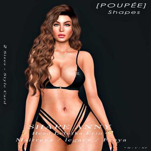 [POUPEE] SHAPE ANNY [ HEAD LELUTKA ERIN]