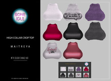 High Collar crop top Maitreya