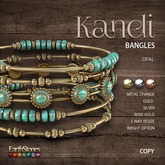 EarthStones Kandi Bangles ~ Opal