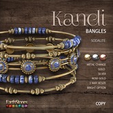 EarthStones Kandi Bangles ~ Sodalite