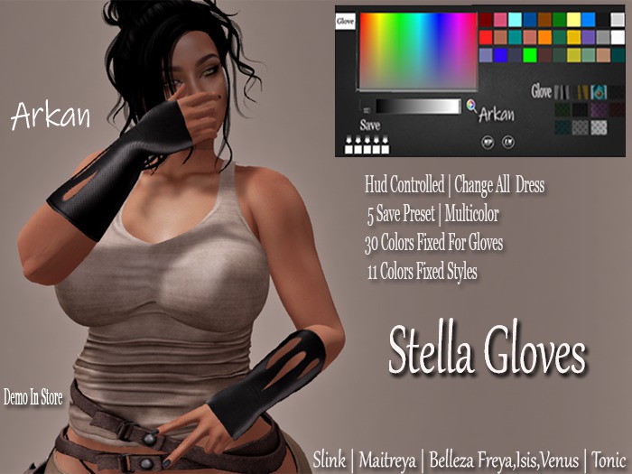 .::Arkan::. Stella Gloves + Fitmesh