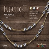 EarthStones Kandi Necklace ~ Quartz