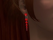 TM String of Hearts Earrings - Color Change - Resize - Brightness