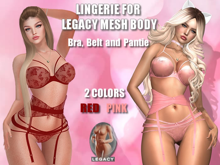 SVB - VALENTINE LINGERIE FOR LEGACY MESH BODY