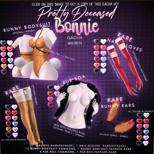 .PrettyDeceased. Bonnie Bodysuit Gold Pattern / Maitreya