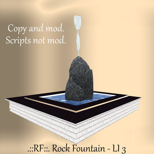 Rock fountain