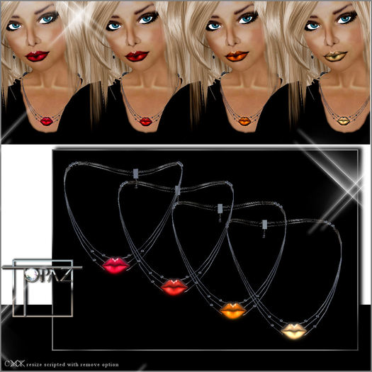 T-SQ~ Lip Necklaces Collection
