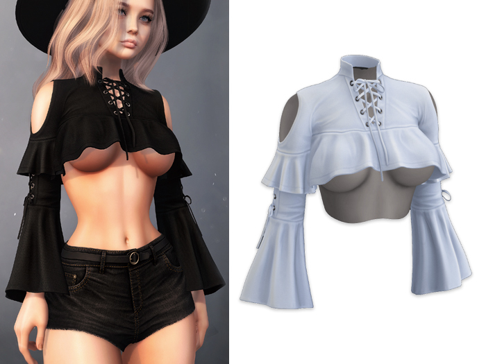 Mossu - Miranda.Top - Light Blue (Wear)