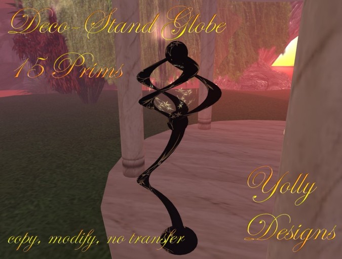 Deco Stand Globe