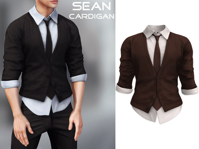 Mossu - Sean Cardigan - Brown
