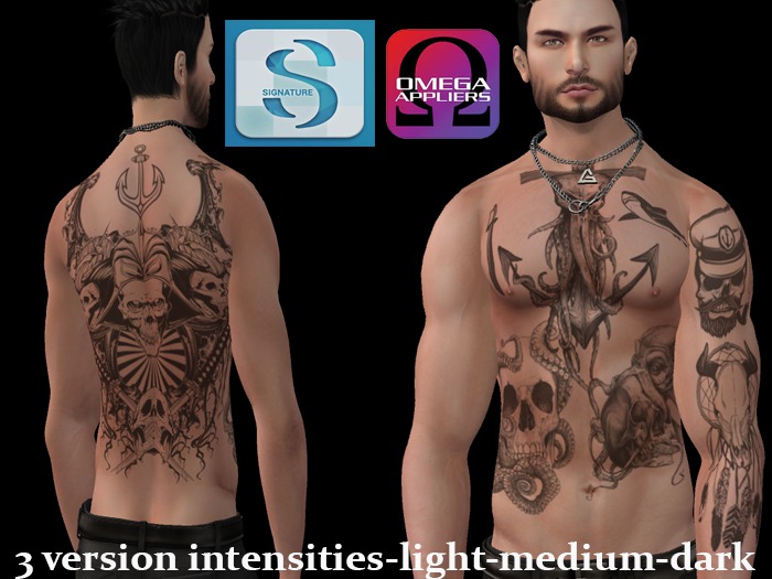 Ld1Tattoo 3 version intensities-light-medium-dark
