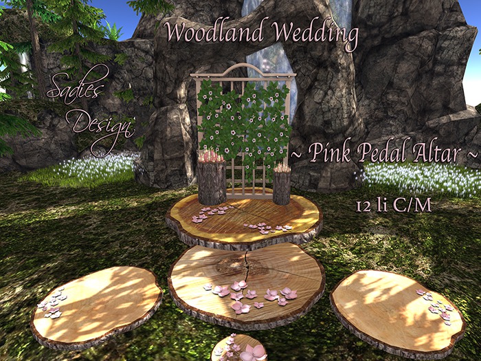 ~Sadie's Design~ Woodland Wedding Pink Pedal Bag UPDATED