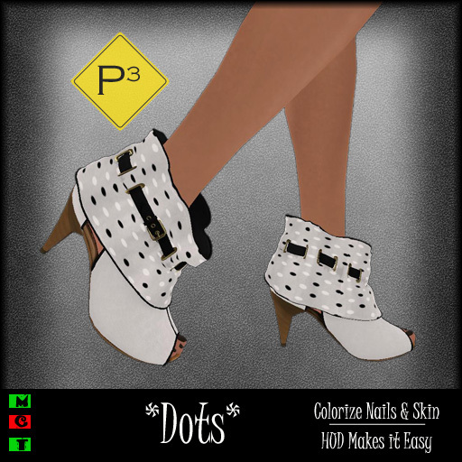 <P3> Dots - Black on White