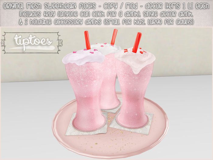 . tiptoes - Sweetheart Floats